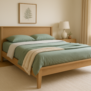 bed frame white oak southpaw furniture co