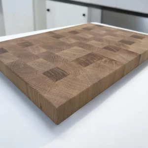 End Grain Cutting Board White Oak