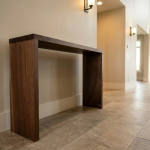 Black Walnut Console Table
