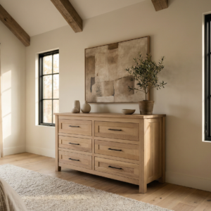 Modern Farmhouse Dresser White Oak