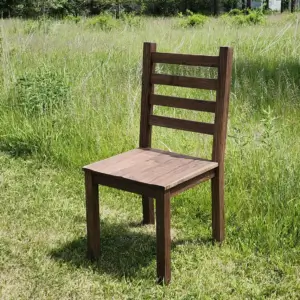 Walnut Ladder Back Dining Chairs